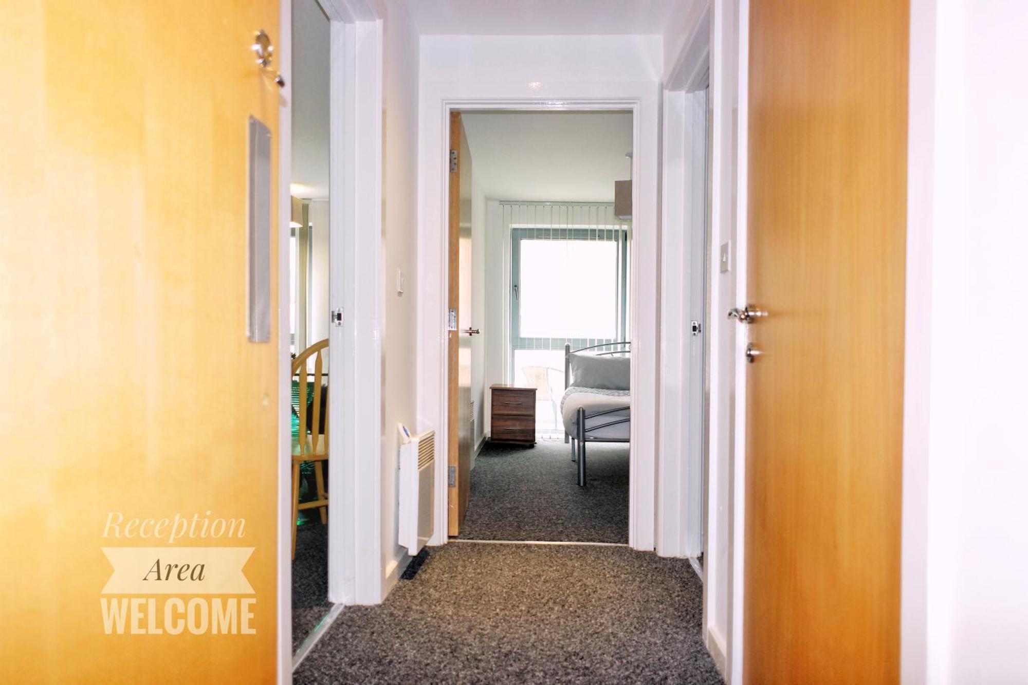 2 Bed Ensuite With Balcony And Free Onsite Secure Parking Manchester Luaran gambar